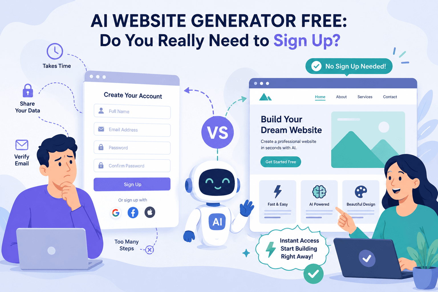 AI Website Generator Free: Do You Really Need to Sign Up?