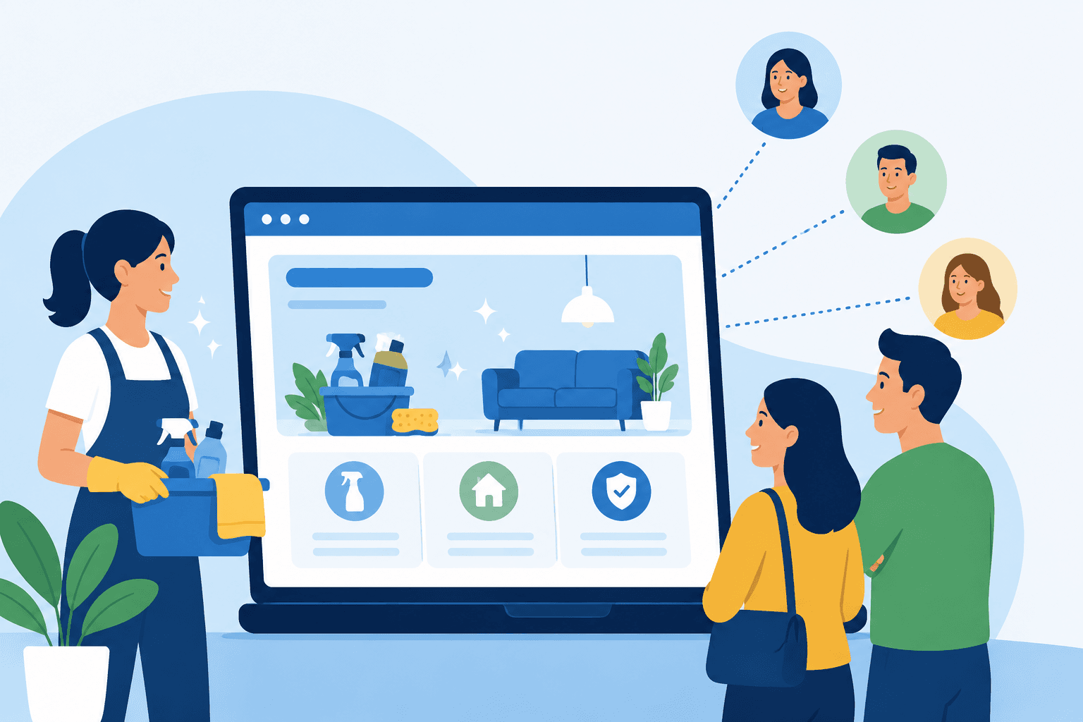 How to Get More Cleaning Clients With a Professional Business Website